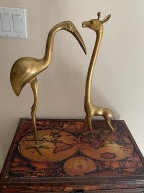2 brass decor size 22x6